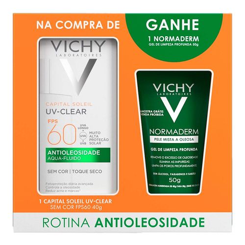 888842---Kit-Vichy-Protetor-Solar-FPS-60-Capital-Soleil-Uv-Clear-40g-Gel-de-Limpeza-Normaderm-50g-1