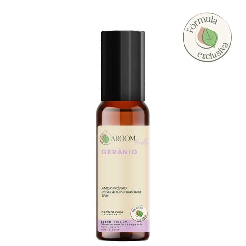 Óleo essencial Gerânio - Roll-on 10 ml uso na Pele.