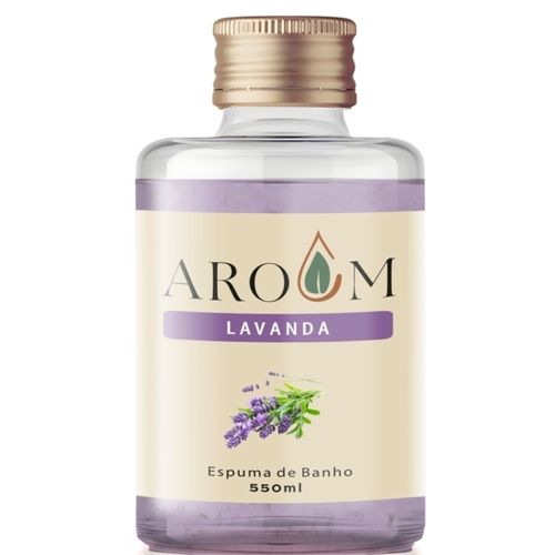 Espuma de Banho Lavanda Aroom - 550 ML