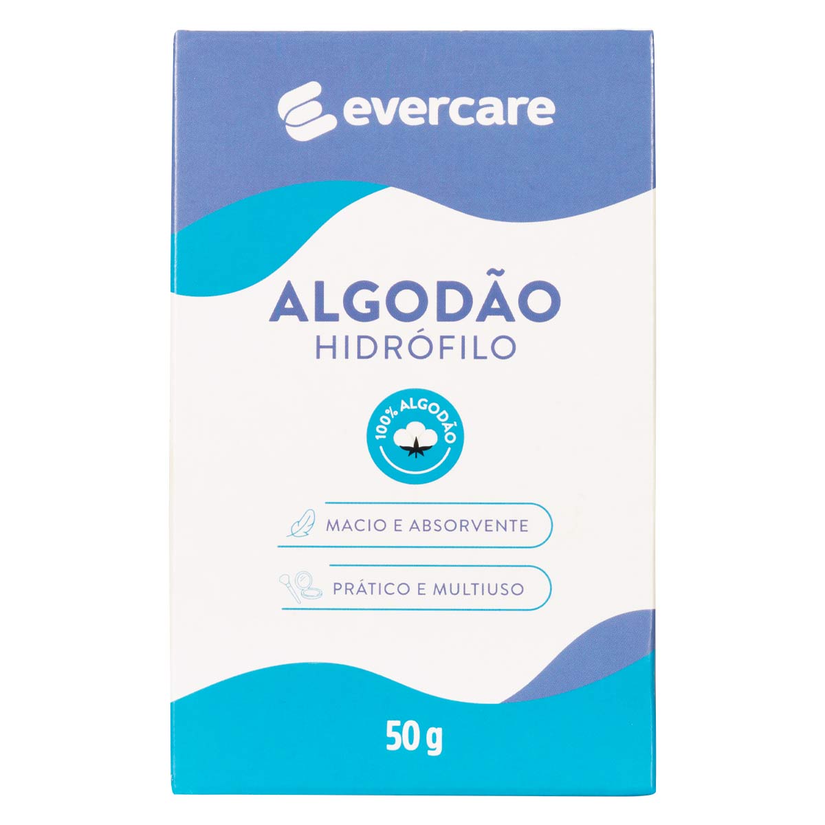 Algodão Hidrófilo Ever Care 50g