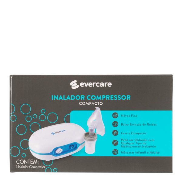 Inalador Compressor Ever Care 1 Unidade