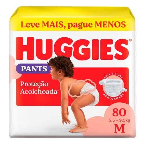 Fralda Huggies Supreme Care Roupinha M 80 Unidades