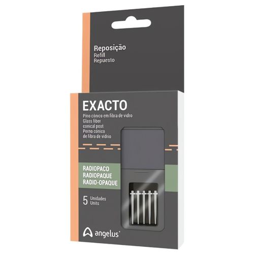 Pino Odontológico Cônico em Fibra de Vidro Exacto Angules 0.5