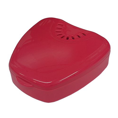 Caixa de Bolso para Aparelhos Móveis Ortodônticos Morelli Vermelho Cereja