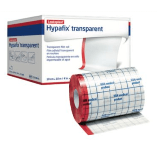 Filme Impermeável à água HYPAFIX TRANSPARENT Rolo 10cmx10m - Essity