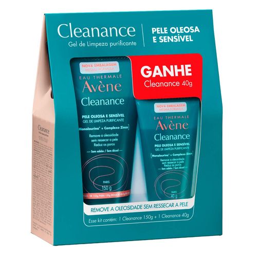 Kit Gel De Limpeza Avène Cleanance 150Ml Ganhe 40Ml