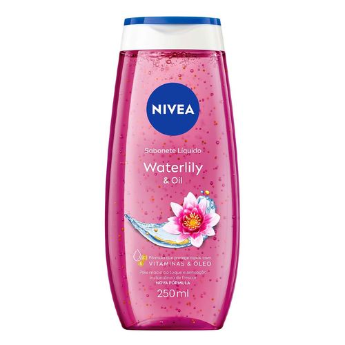 Sabonete Líquido Corporal Nivea Waterlily & Oil Refrescante 250Ml