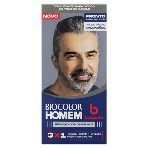 Tintura Biocolor Homem 60g Redução dos Grisalhos