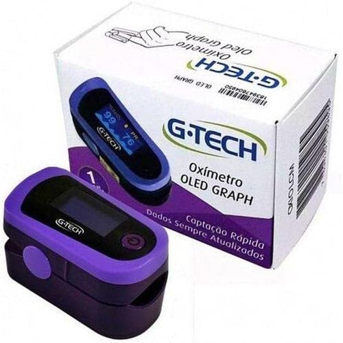 G-Tech Oxímetro De Pulso Portátil - Oled Graph