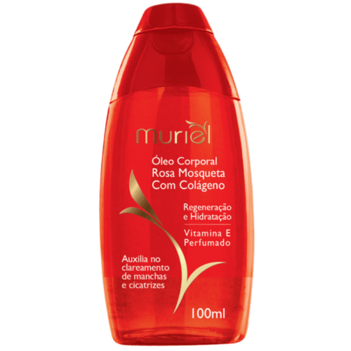 Óleo Corporal Muriel Rosa Mosqueta Com Colageno 100ml