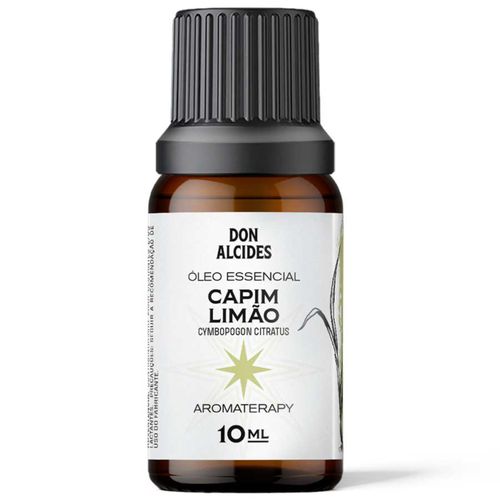Óleo Essencial Capim Limão Aromaterapia 10mL Don Alcides