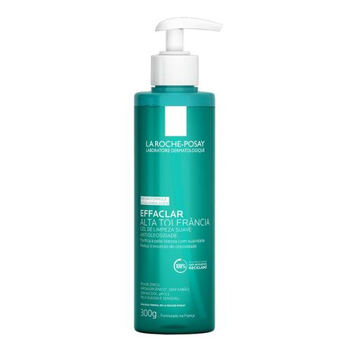Gel De Limpeza Facial La Roche-Posay Effaclar Alta Tolerância Peles Mistas A Oleosas E Sensíveis 300G