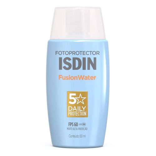 Protetor Solar Facial Isdin Fps 60 Fusion Water 5 Stars Sem Cor 50Ml