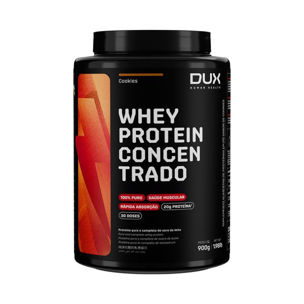 WHEY PROTEIN CONCENTRADO - POTE 900G Sabor Torta de Limão - Pote 900g