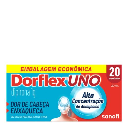 Analgésico Dorflex Uno 1G 20 Comprimidos