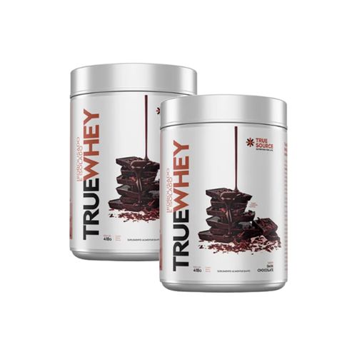 Kit 2X: Proteína True Whey Dark Chocolate True Source 418g Dark Chocolate