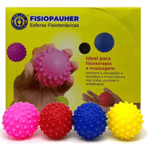 Esferas para Exercícios Fisiopauher 5,5cm Kit 2un - Ortho Pauher