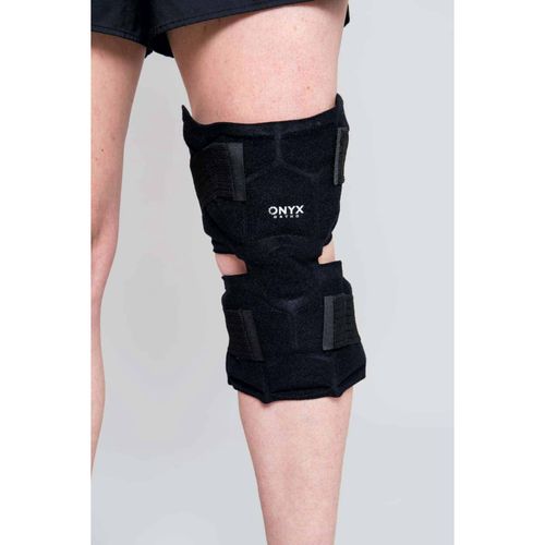 Suporte Térmico Frio 15ºC Preto Ajustável Joelho - ONYX COOL