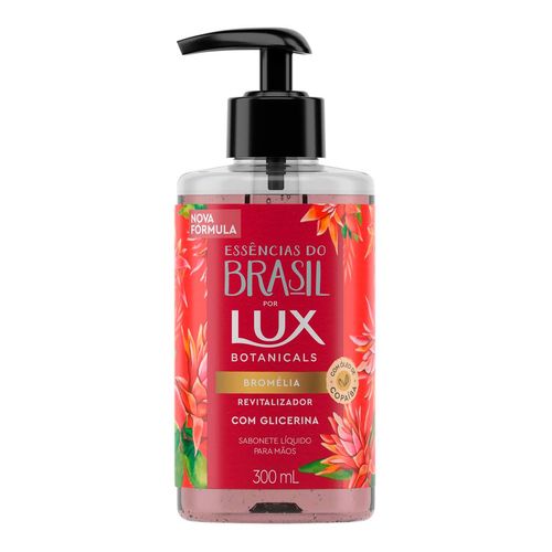 Sabonete Liquido Lux Essências Do Brasil Bromélia Para Mãos 300Ml