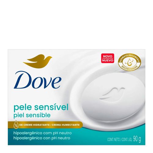 Sabonete Em Barra Dove Pele Sensível 90G