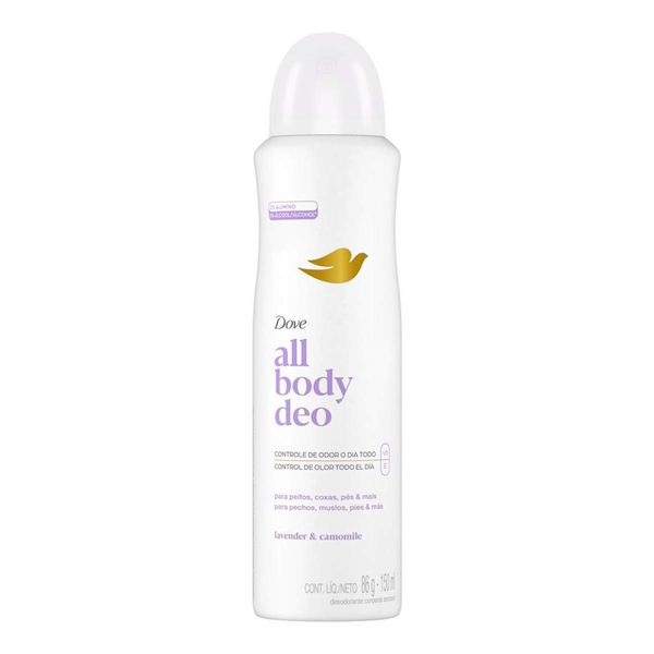 Desodorante All Body Deo Dove Lavander & Camomile 150ml Aerossol