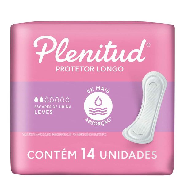 Protetor Longo Plenitud Femme para Escapes de Urina 14 Unidades