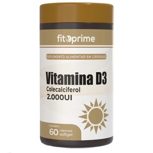 VITAMINA D3 2000UI 60CPS FITOPRIME