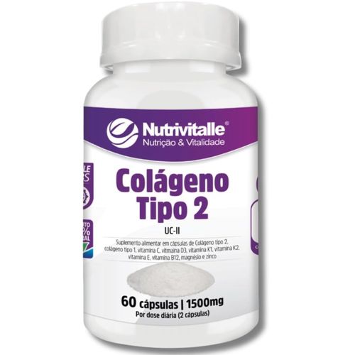 COLLAGEN TIPO 2 1500MG 60CAPS NUTRIVITALLE