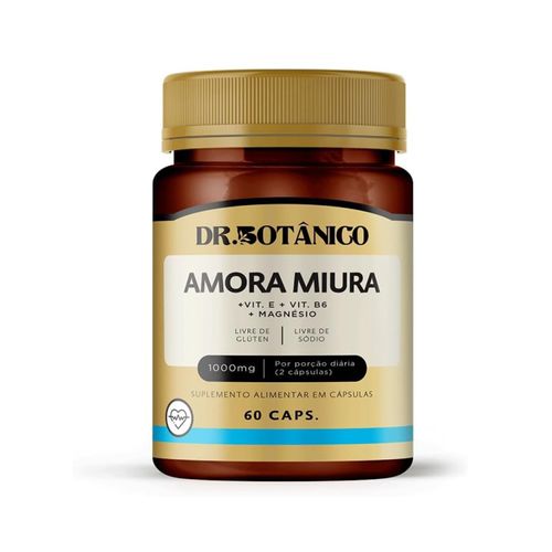 AMORA MIURA + VIT. C + VIT. B6 + MAGNESIO 1000MG 60CAPS DR. BOTANICO