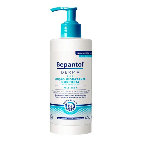 Loção Corporal Bepantol Derma Hidratante Restaurador Pele Seca 400ml