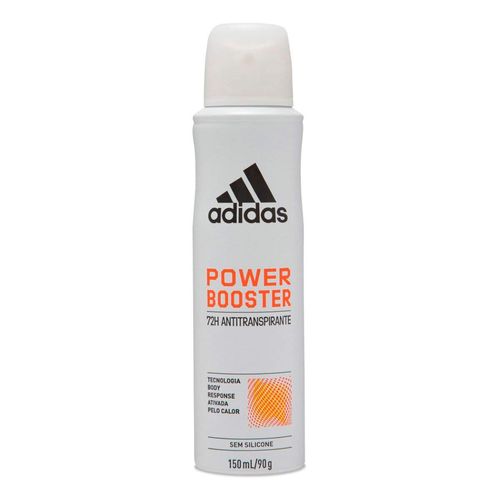 Desodorante Antitranspirante Aerossol Adidas Power Booster Feminino 150Ml