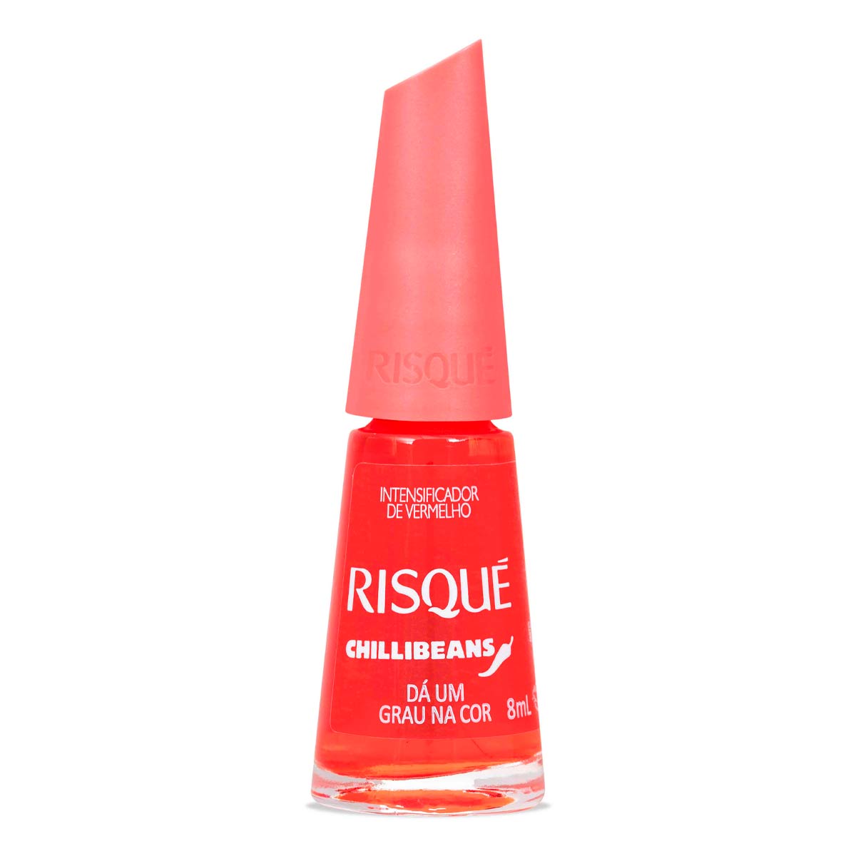 Esmalte Intensificador Risqué Chilli Beans Da Um Grau Na Cor 8ml