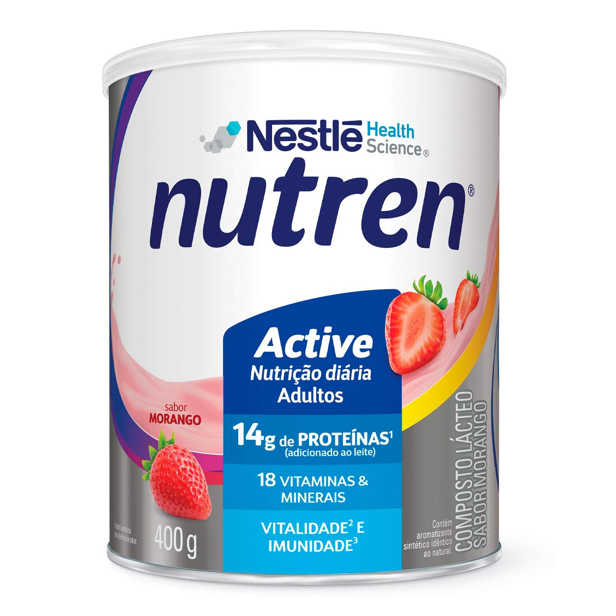 NUTREN ACTIVE MORANGO 400G