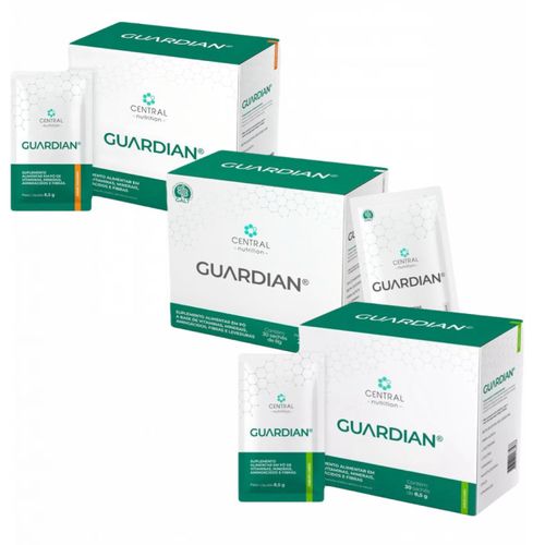 Kit 3 Guardian 8,5g- 30 Sachês -Tangerina- Limão - Neutro Sem Sabor