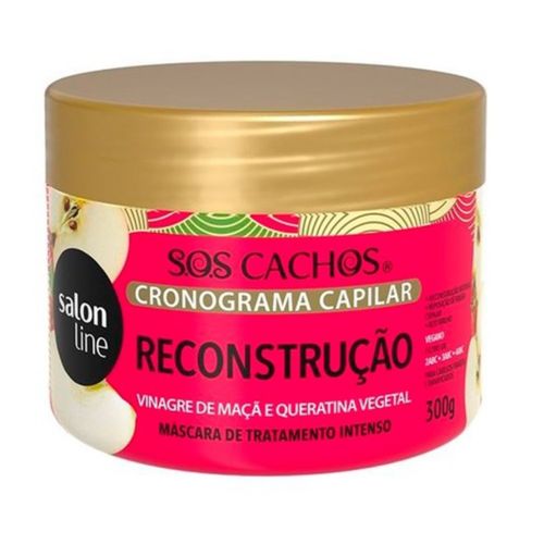 Salon Line Masc Cronograma Capilar Reconstrução 300g