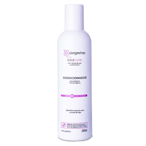Condicionador Hipoalergênico Total Care 200ml - Alergoshop