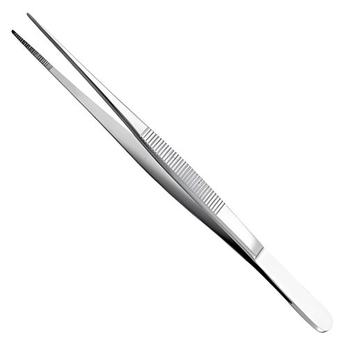 Pinça Anatômica Dissecção para Tecidos Delicados Quinelato 12cm