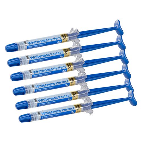 Kit 6 Seringas Clareamento Dental Whiteness Perfect 22% Fgm
