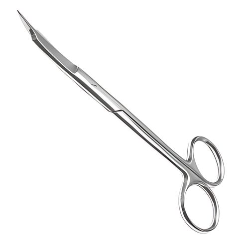 Tesoura Odontológica Goldman Fox para Tecidos 13cm Golgran Curva