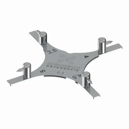 Marcador de Bandas Ortodônticas Tipo Estrela Inox Morelli 3.5-5mm