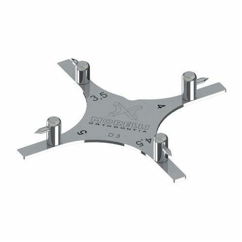 Marcador de Bandas Ortodônticas Tipo Estrela Inox Morelli 4-5.5mm