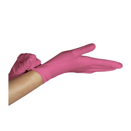 Luva de Procedimento em Látex Clássico Pink Unigloves M