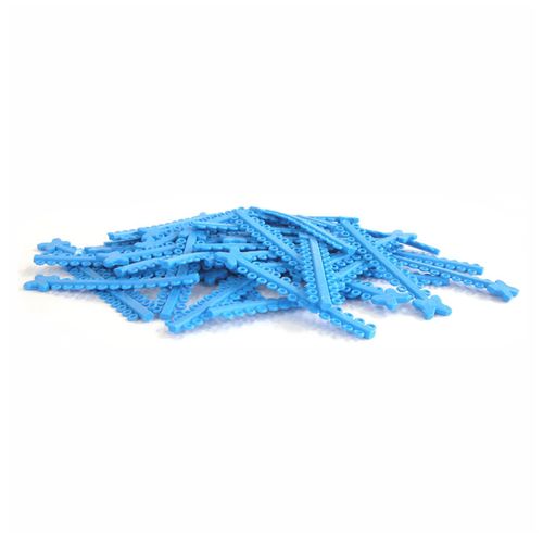 Elástico Ortodôntico Ligadura Modular Morelli Azul