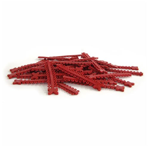 Elástico Ortodôntico Ligadura Modular Morelli Vermelho