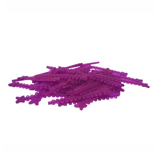 Elástico Ortodôntico Ligadura Modular Morelli Uva-Cristal