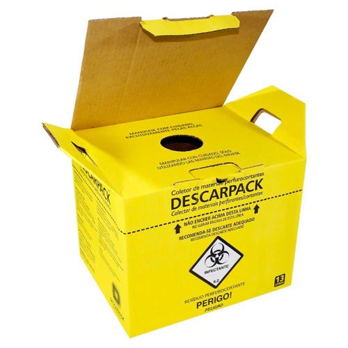 Caixa Coletora Para Material Perfurocortante Descarpack 13L