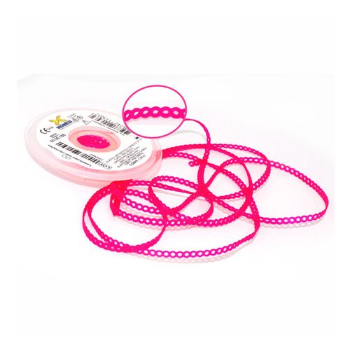 Elástico Ortodôntico Corrente Curto 1.5 metros Morelli Pink-Cristal