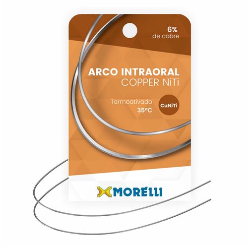 Arco Intraoral Copper NiTi 35°C Superior Redondo Morelli 018