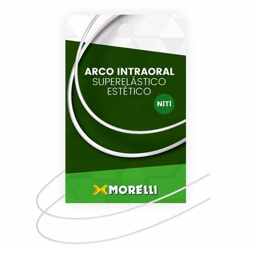 Arco Intraoral Estético Superelástico Méd. NiTi Red. Morelli 012