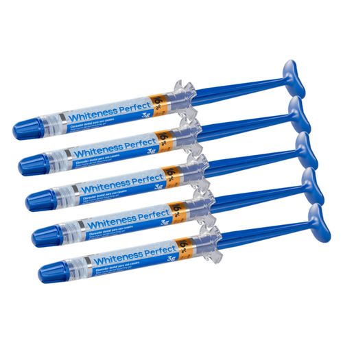 Kit 5 Seringas Clareamento Dental Whiteness Perfect 16% Fgm
